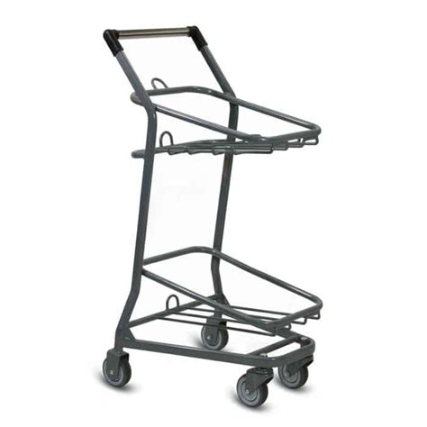 EZcart® Double Basket Shopping Cart 